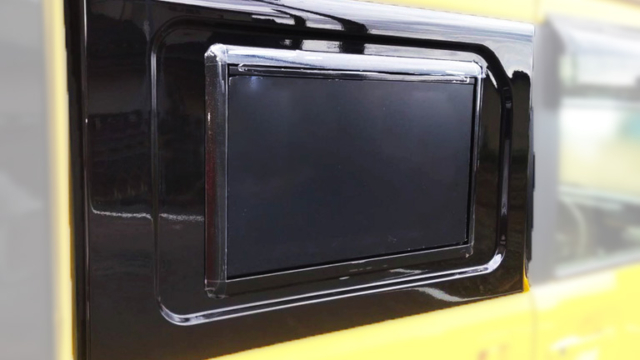 CUBE N-VAN右スライド窓単仕様FRPエクステンション 窓付き 一式