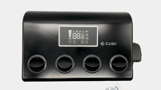 12V DCエアコン CUBE AIR460SB セパレートブラック静音